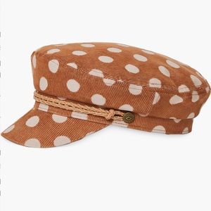 NEW Brixton Ashland Fisherman Cap Lion Polka Dot Size Medium (56cm)